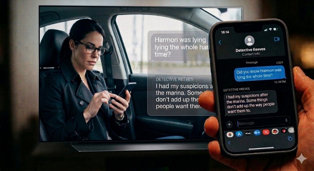5th Wall — TV screen and phone showing the same story world simultaneously
