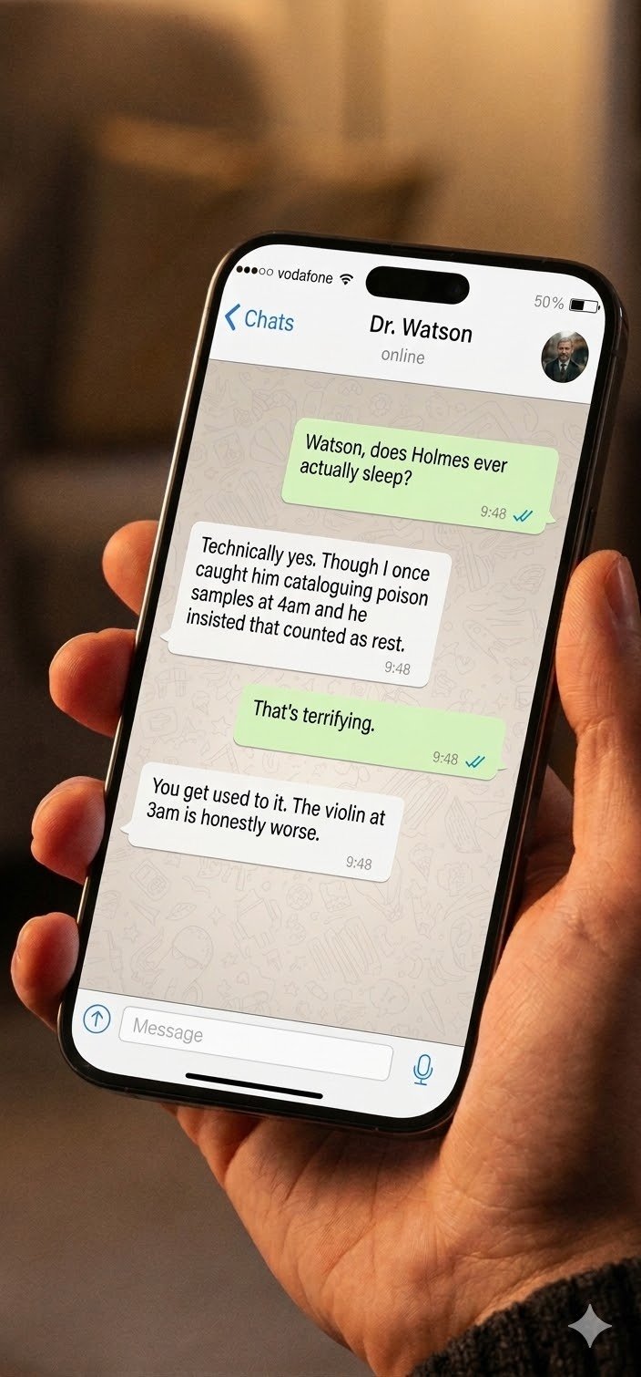 Character chat interface