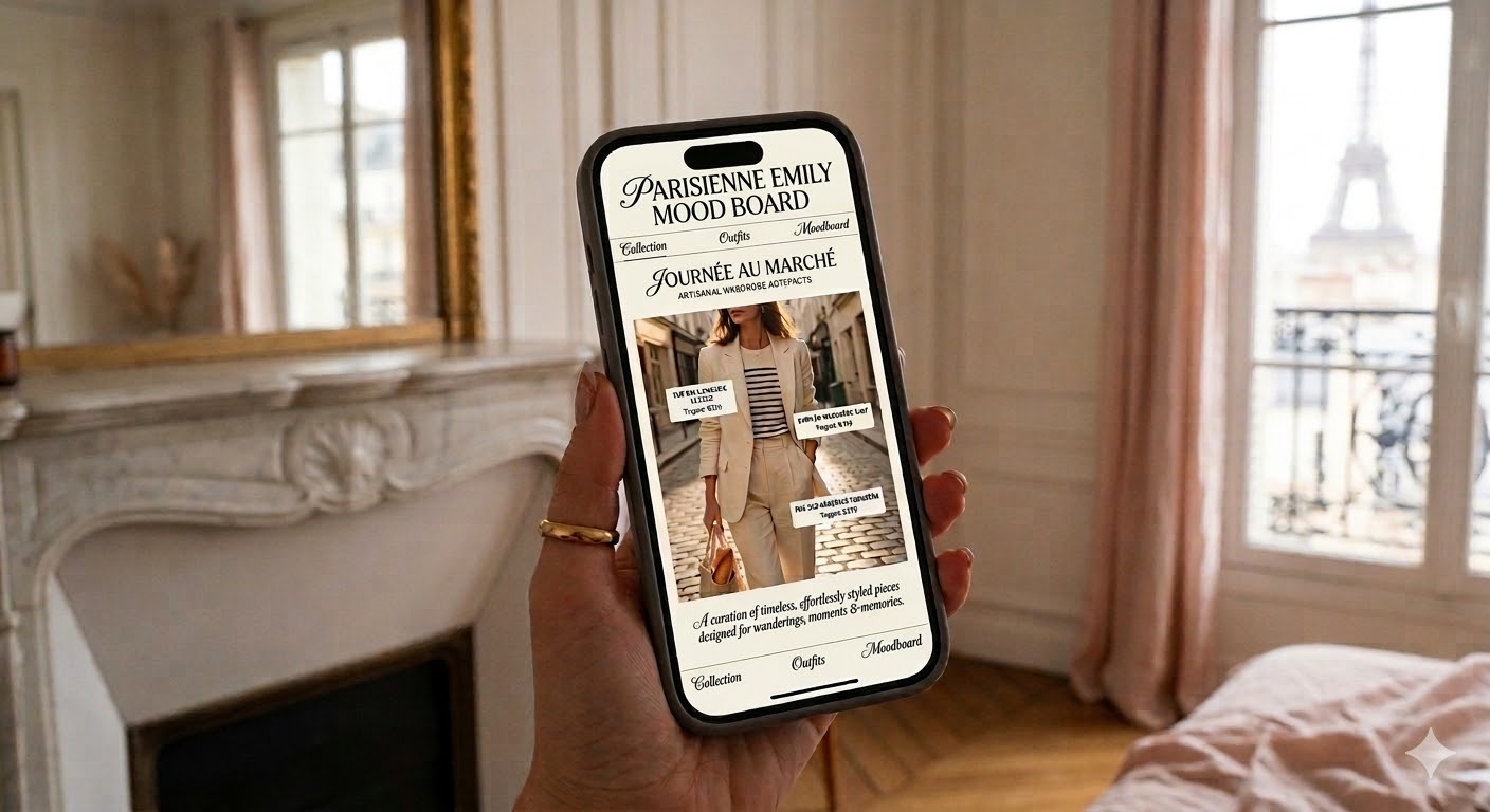 Wardrobe lore and fashion mood board experience